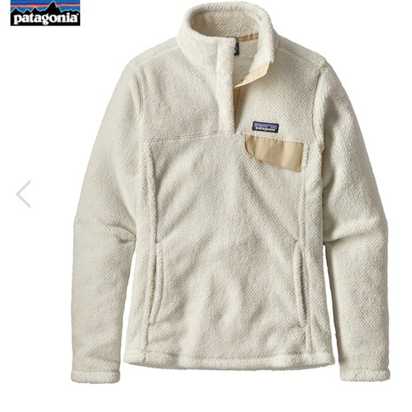 Patagonia Jackets & Blazers - Patagonia Retool Snap T Pullover White Cream Fleece Long Sleeve Jacket S Small